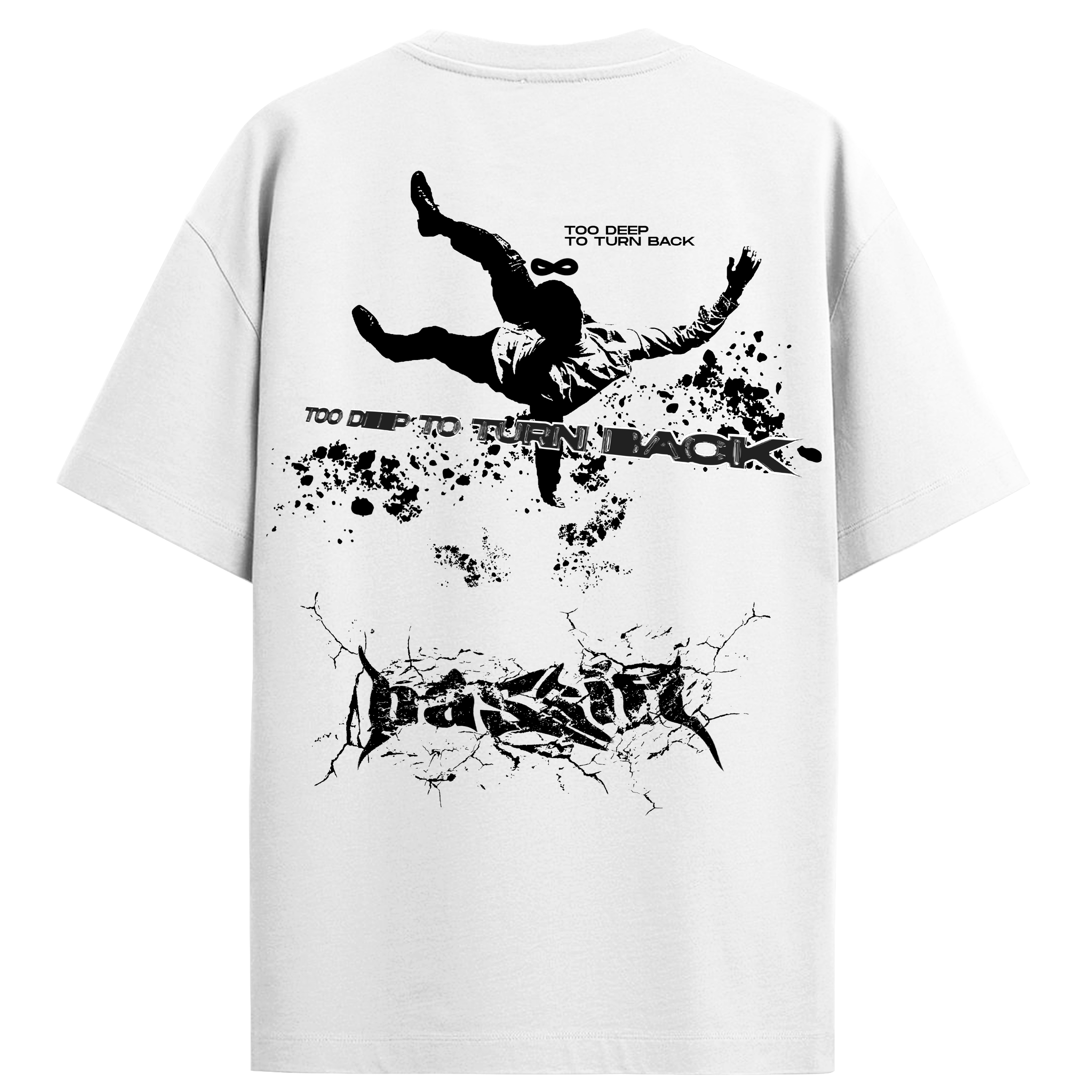 Too Deep White T-shirt