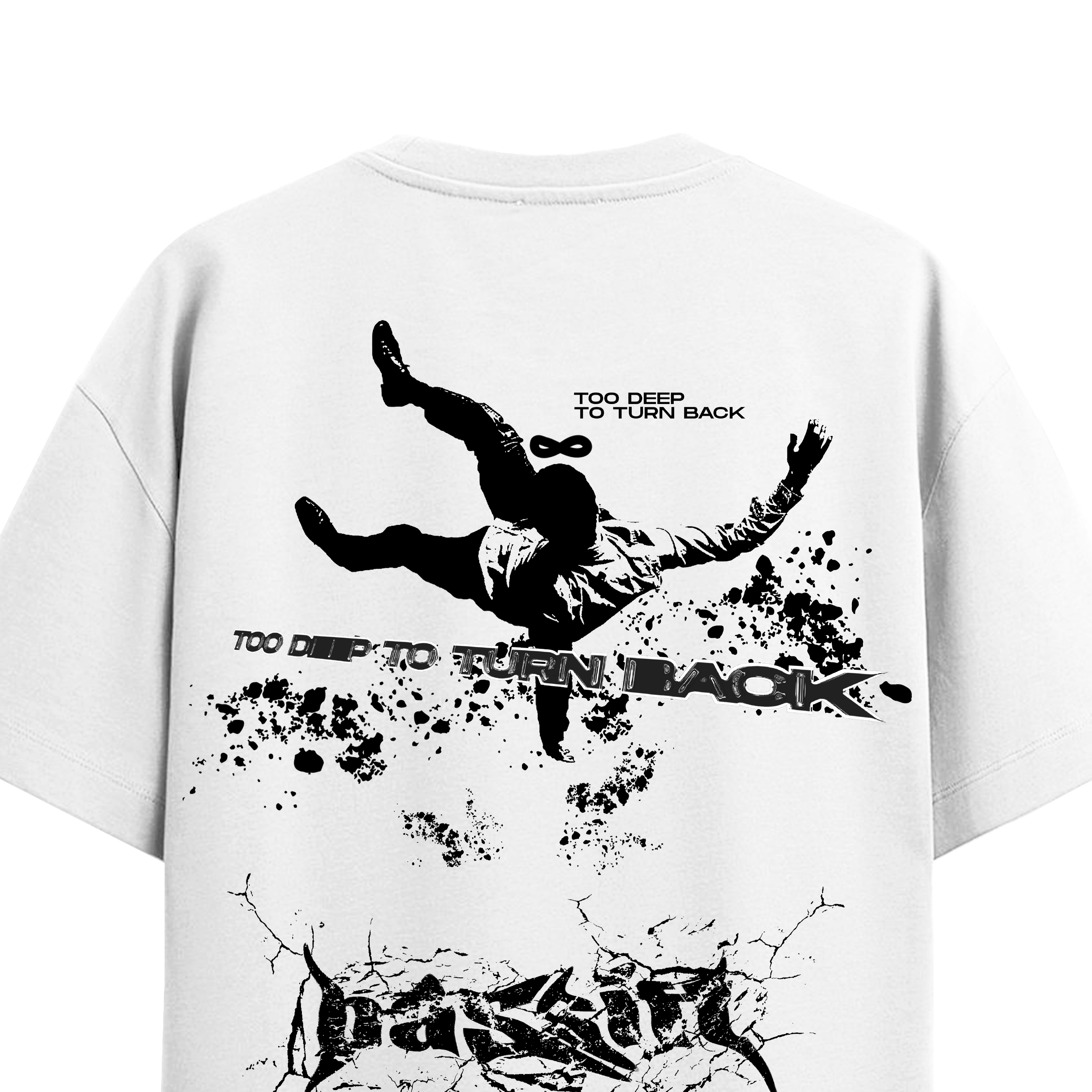 Too Deep White T-shirt