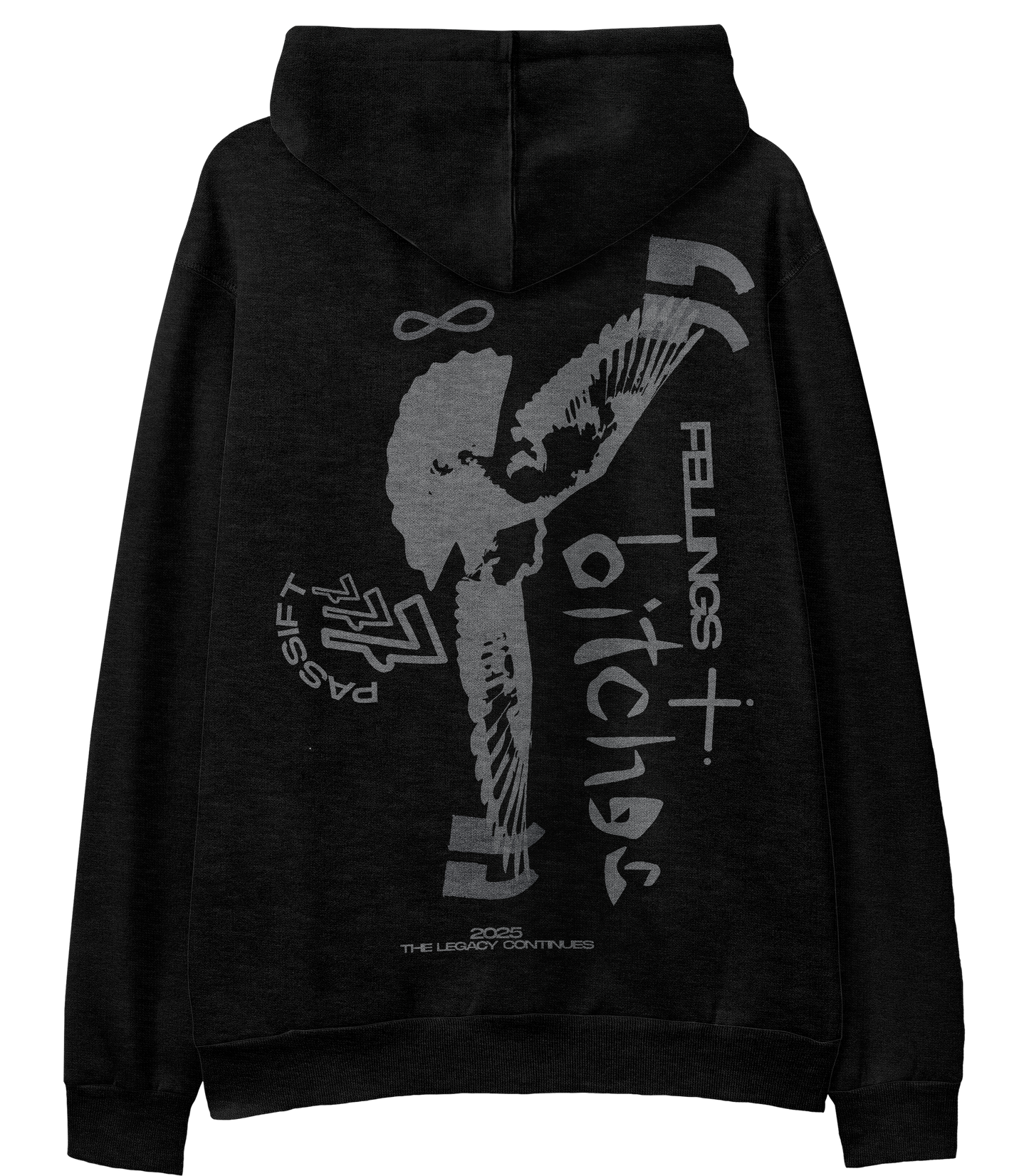 Felling B!tches Black Hoodie