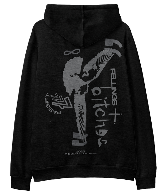 Felling B!tches Black Hoodie
