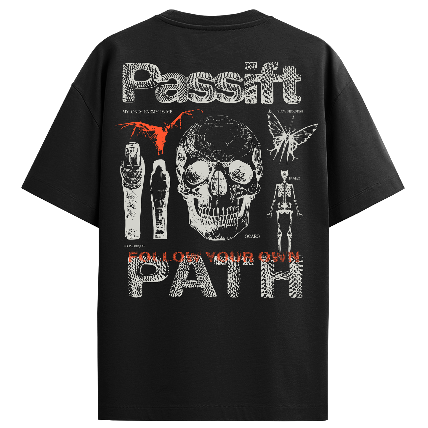 Follow Path Black T-shirt