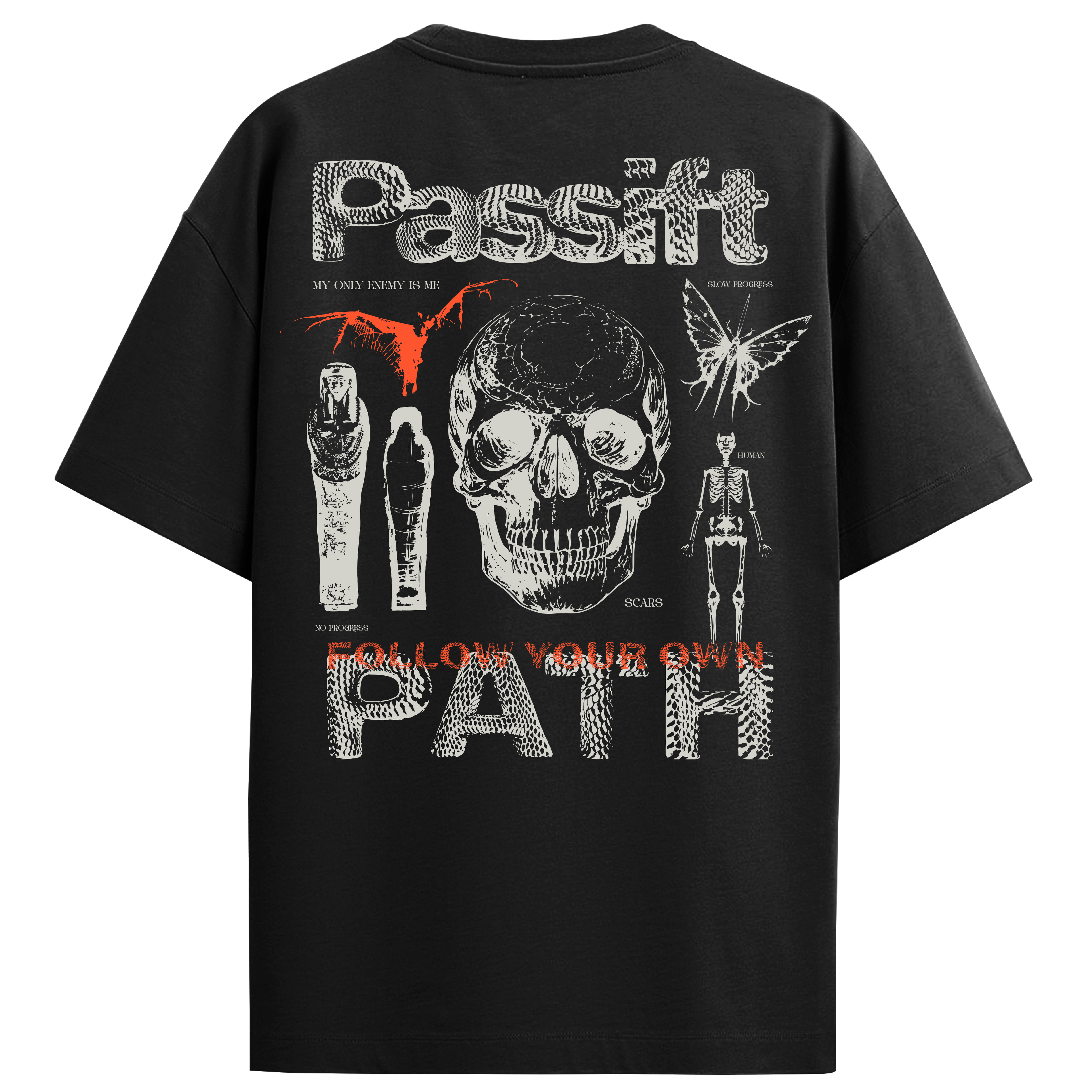 Follow Path Black T-shirt