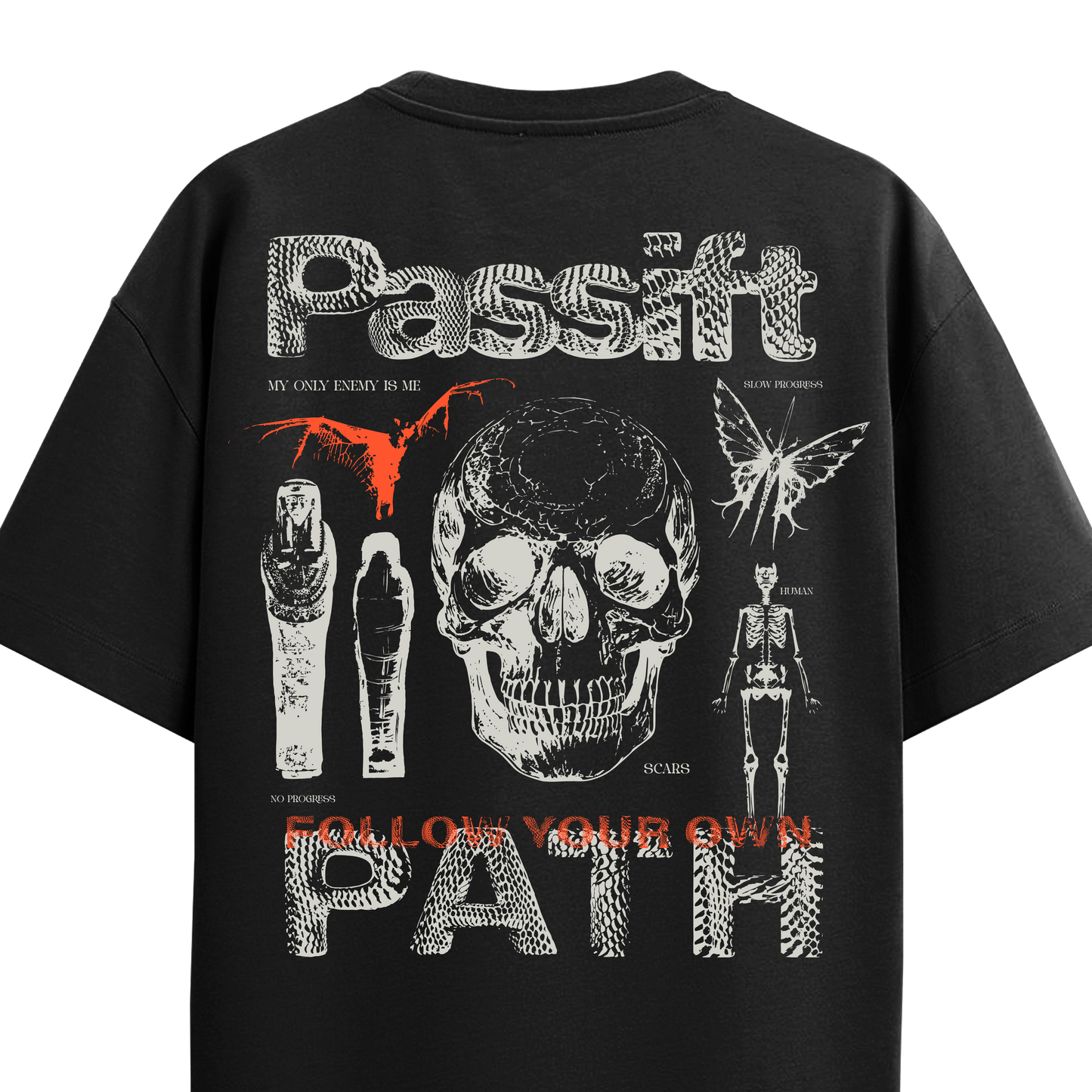 Follow Path Black T-shirt