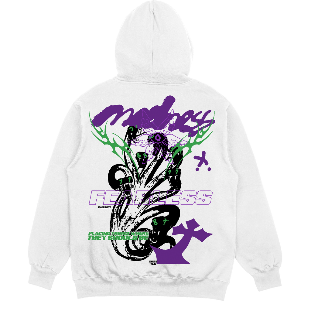 Madness White Hoodie