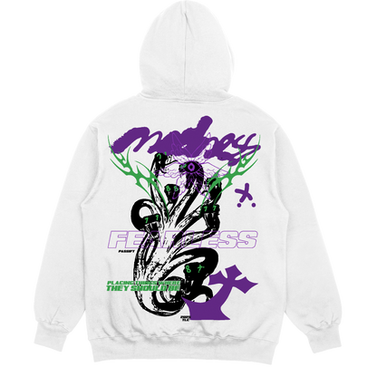 Madness White Hoodie