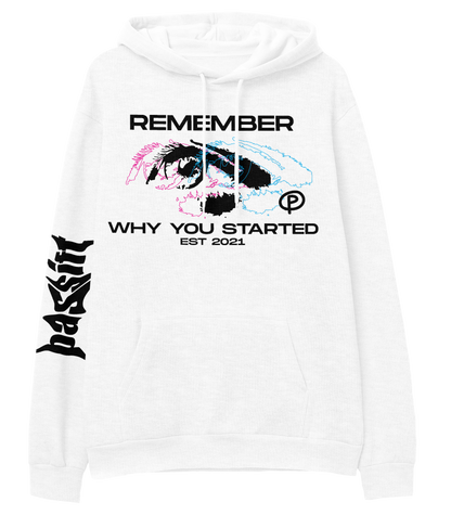 Remember White Hoodie
