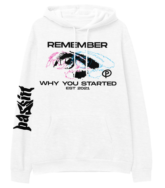 Remember White Hoodie