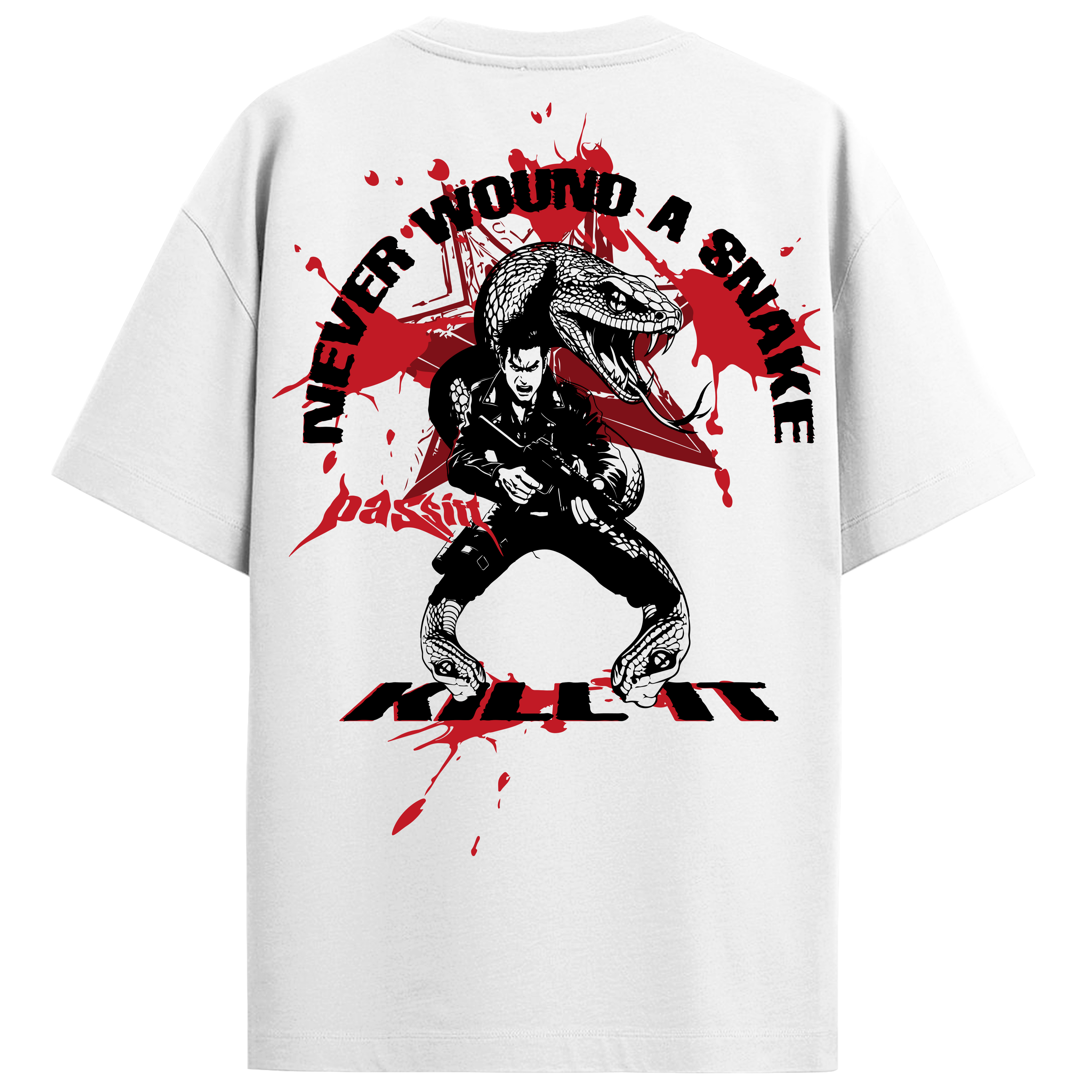 Kill Snake White T-Shirt