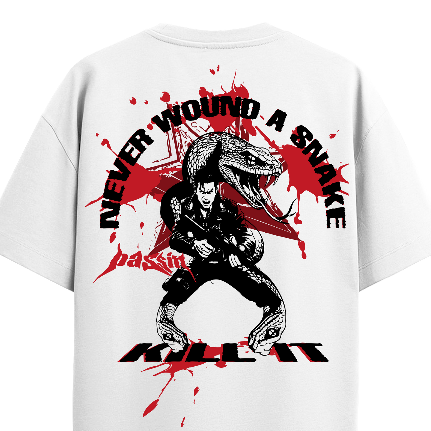 Kill Snake White T-Shirt