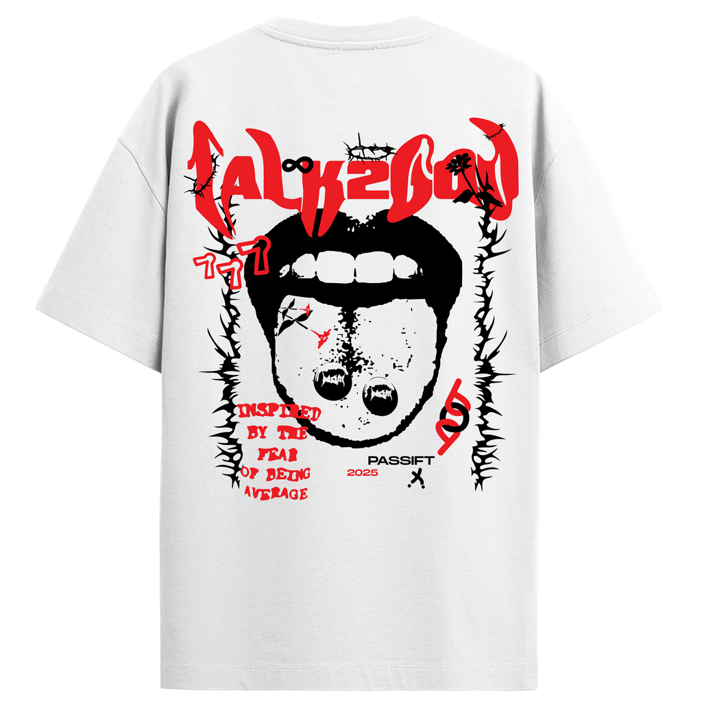 Talk2God White T-shirt