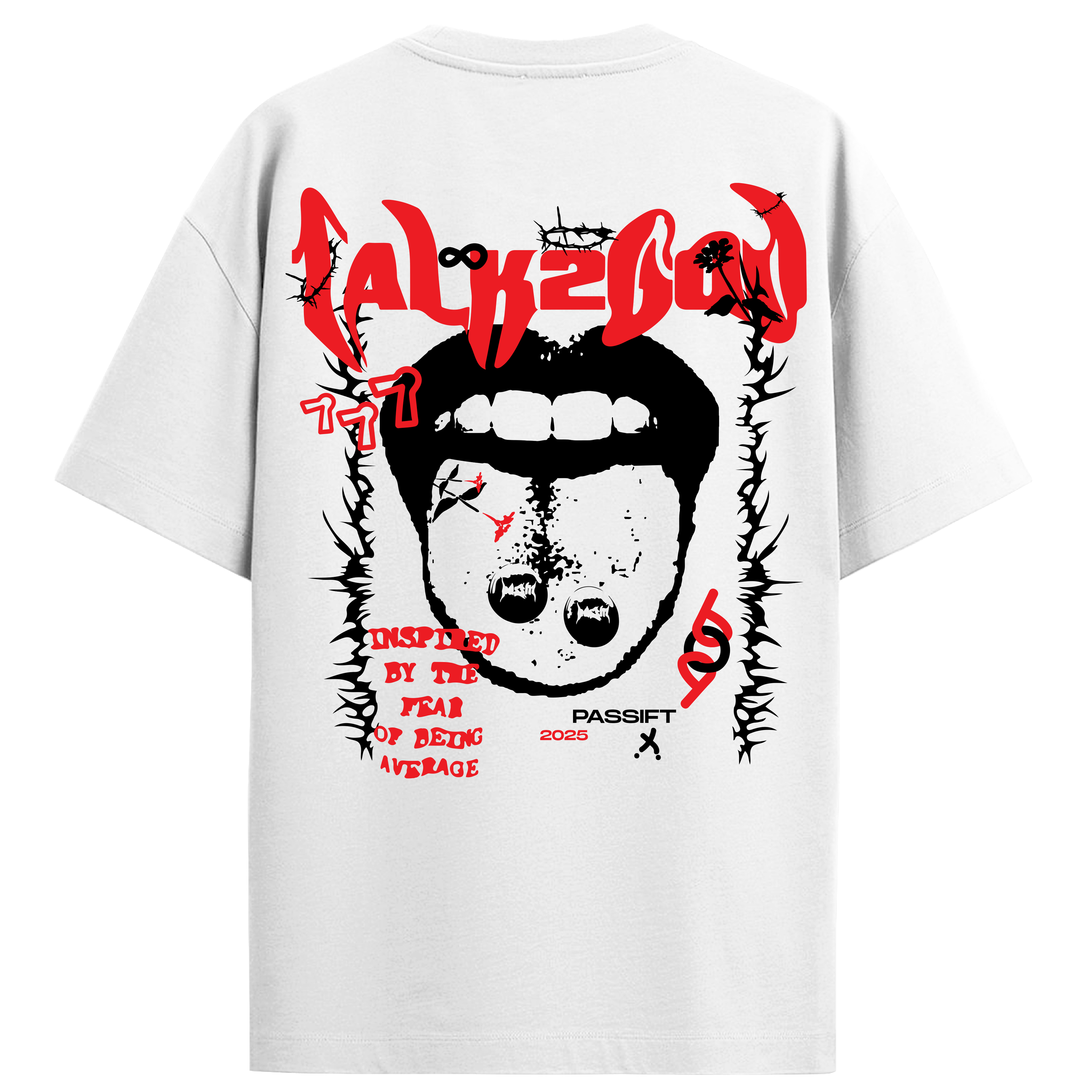 Talk2God White T-shirt