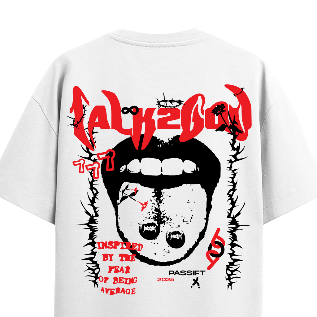 Talk2God White T-shirt