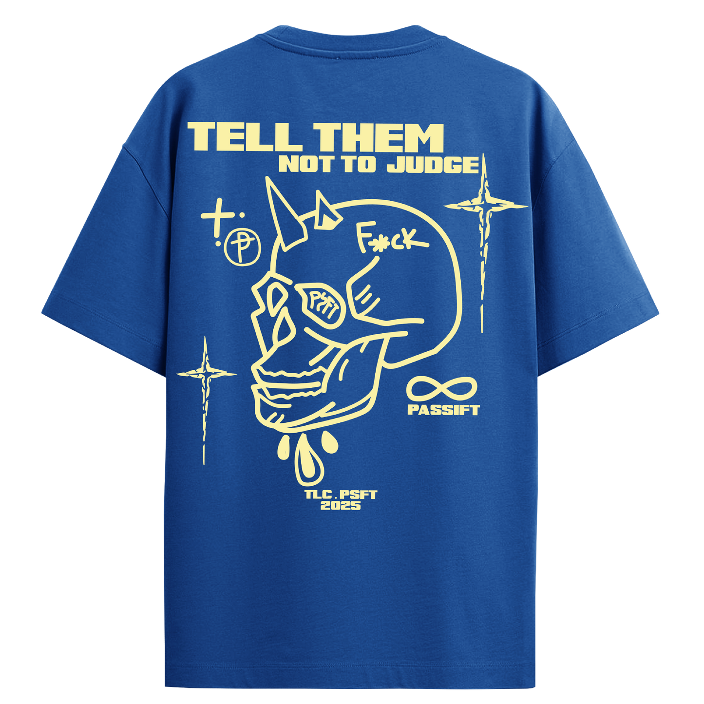Not to Judge Royal Blue T-shirt