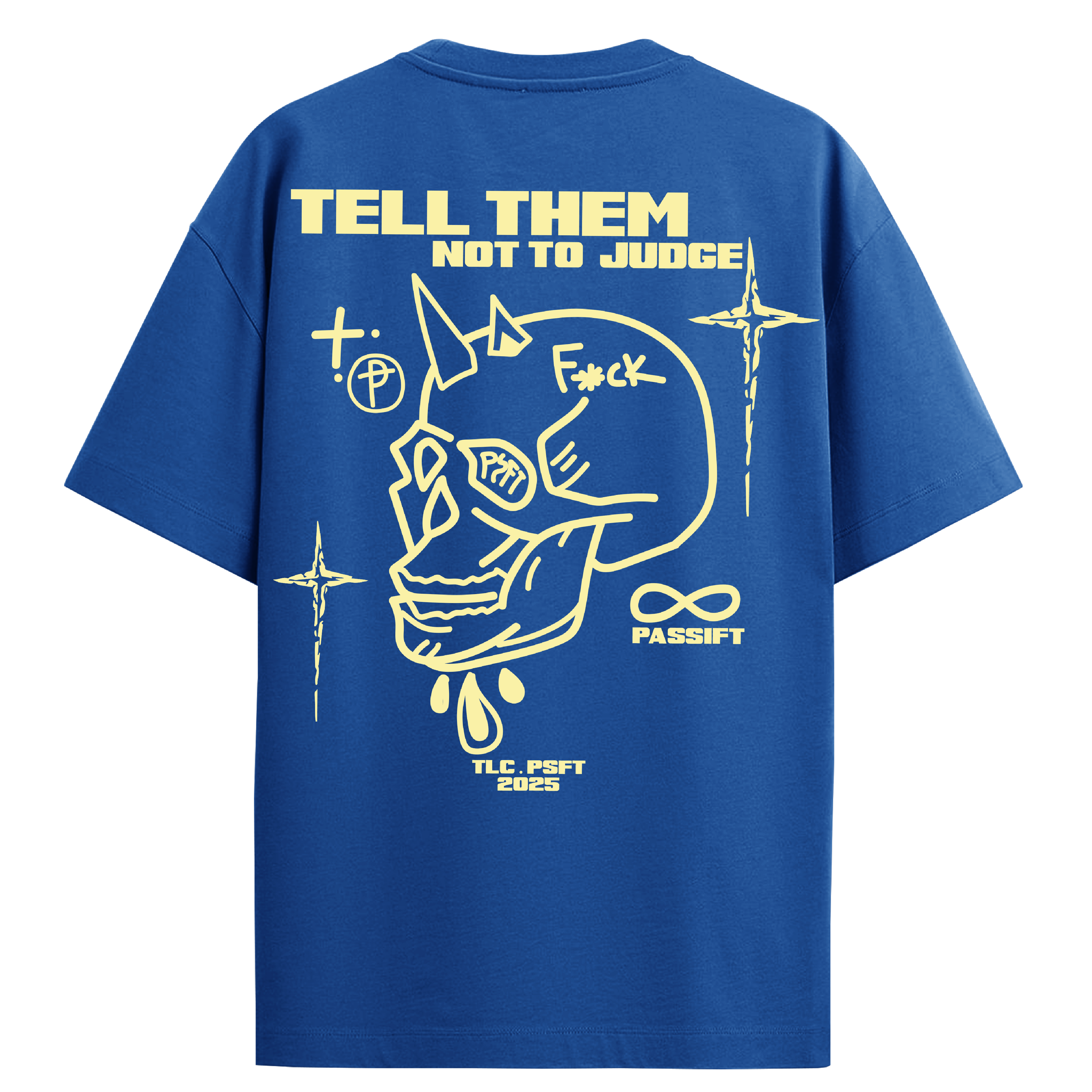 Not to Judge Royal Blue T-shirt