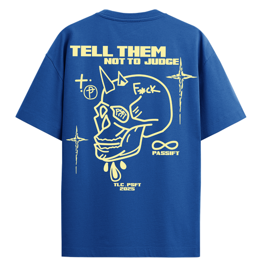 Not to Judge Royal Blue T-shirt