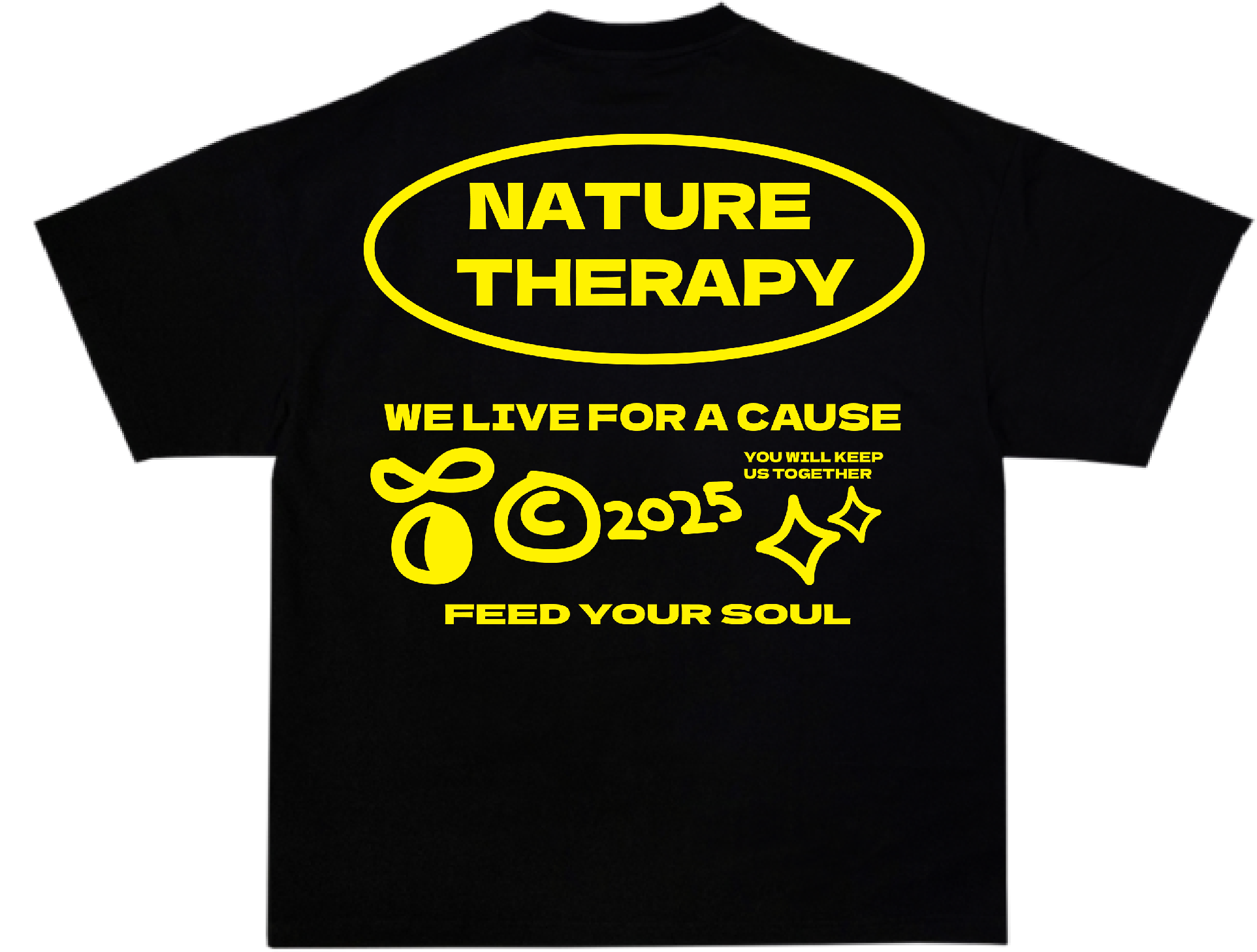 Nature Therapy Black T-shirt