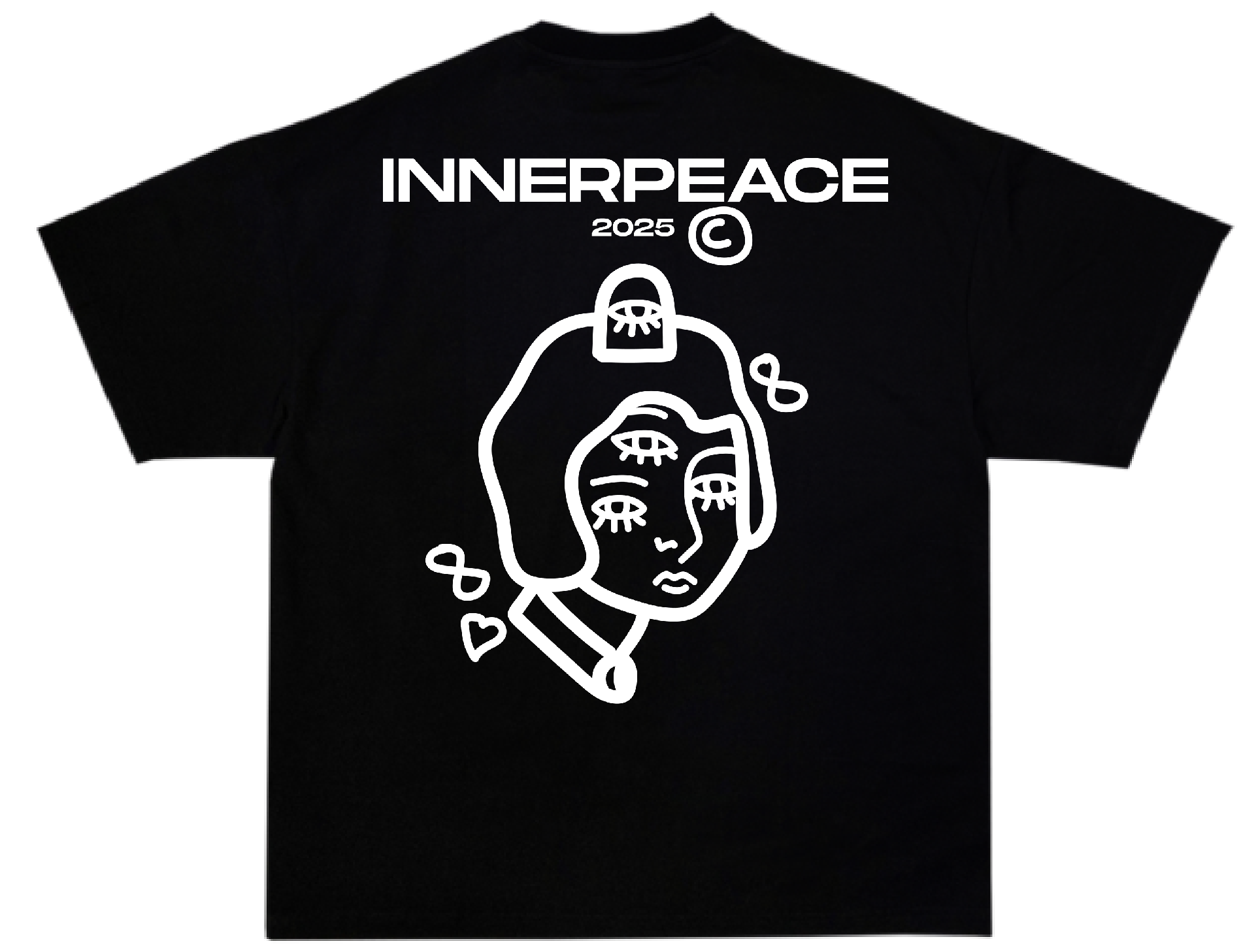 Inner Peace Black T-shirt