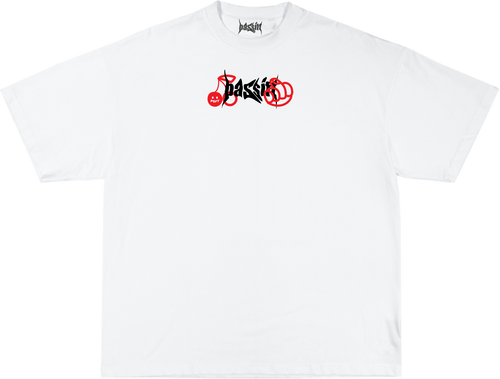 Cherry cat White T-shirt