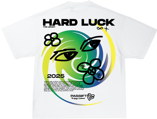 Hard Luck White T-shirt