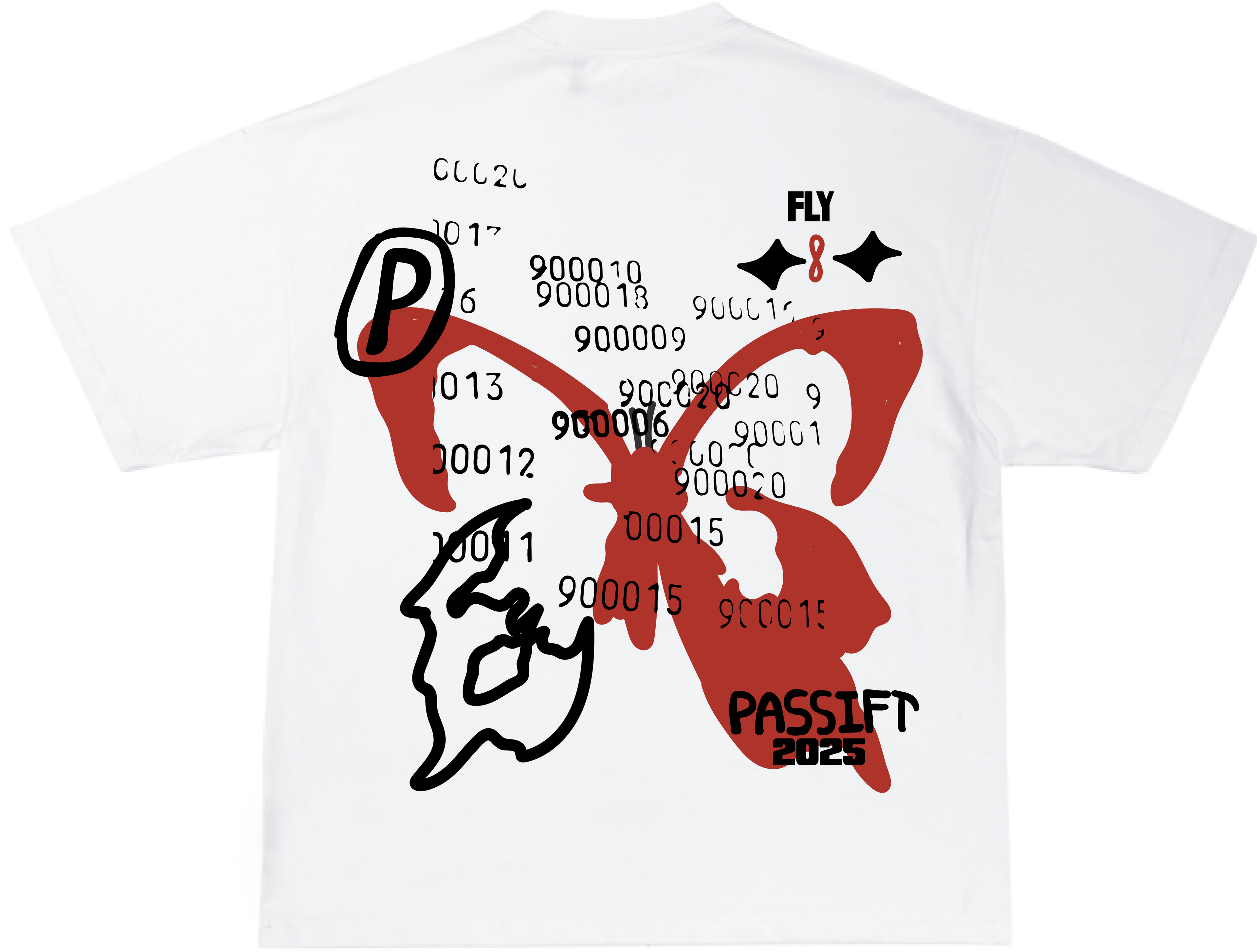 Lamar Fly White T-shirt