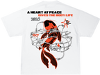 Koi Heart White T-shirt