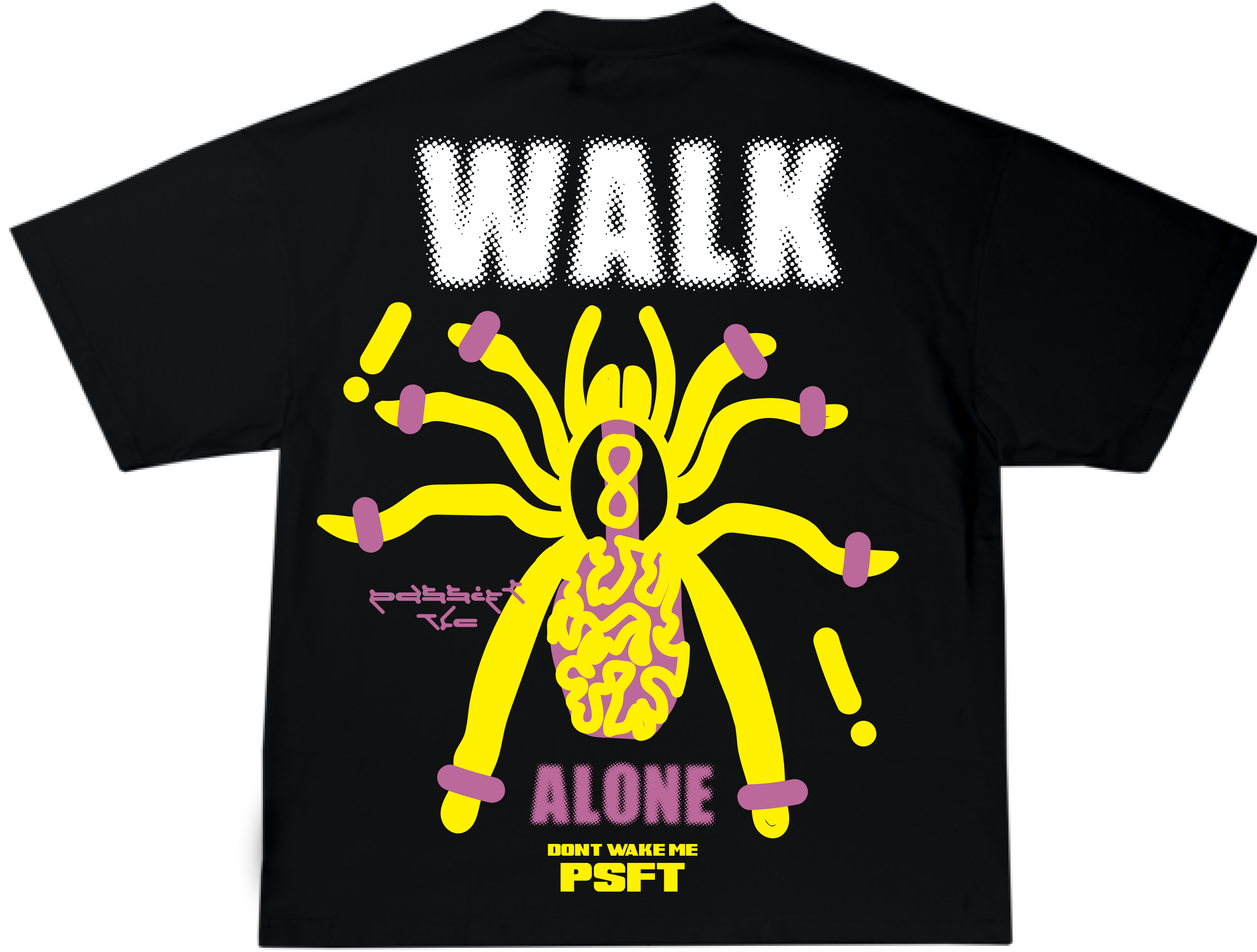 Walk Alone Black T-shirt