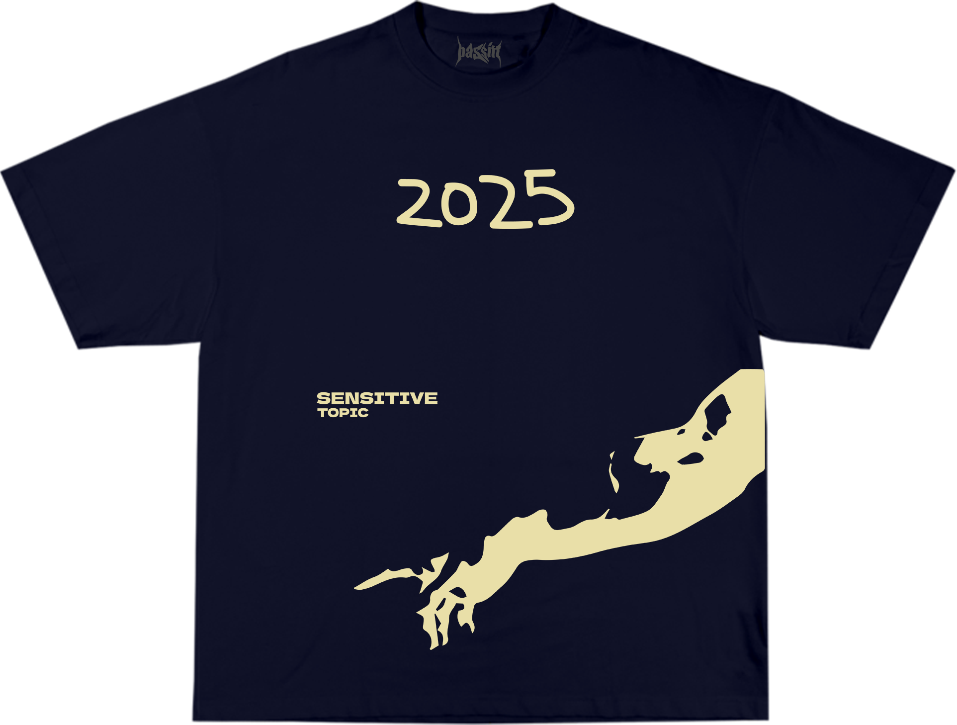 Sensitive 2025 Navy T-shirt