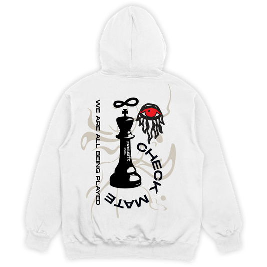Checkmate White Hoodie
