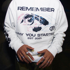 Remember White Hoodie