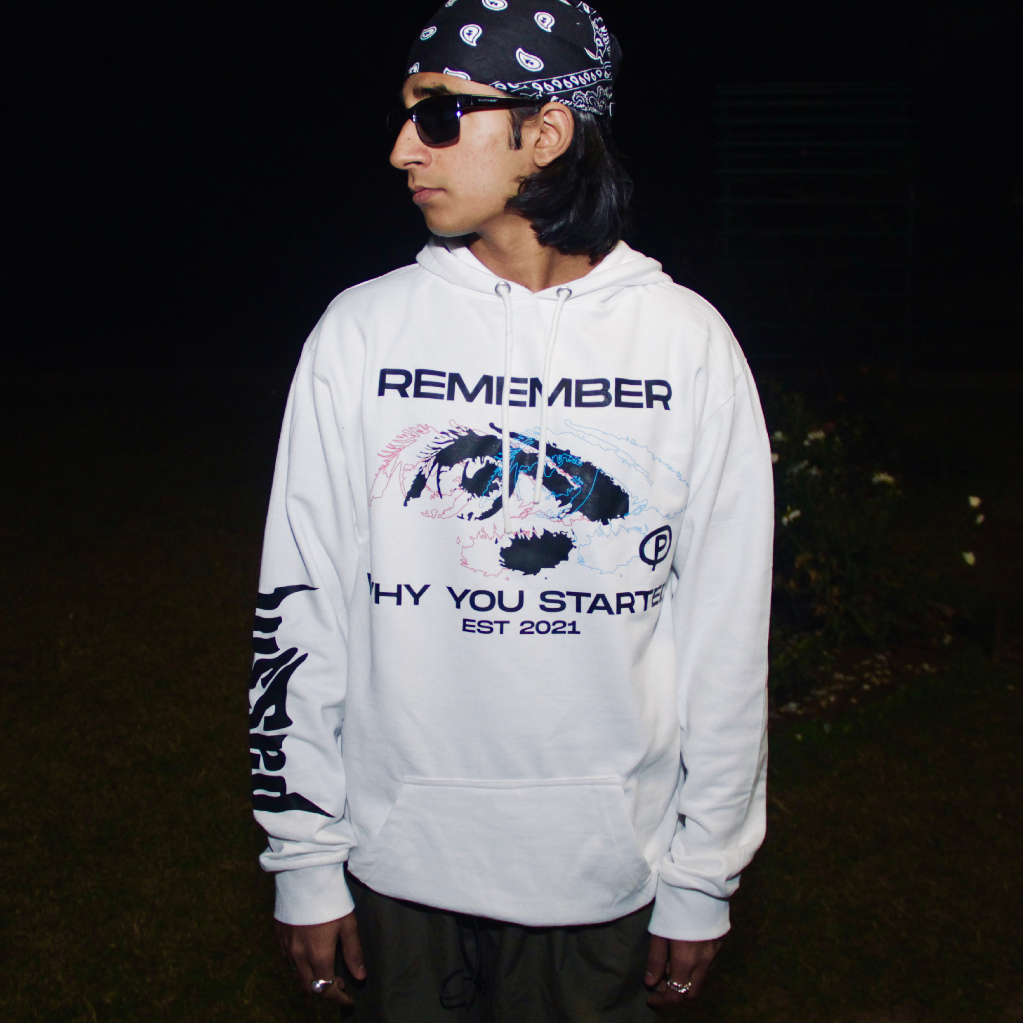 Remember White Hoodie